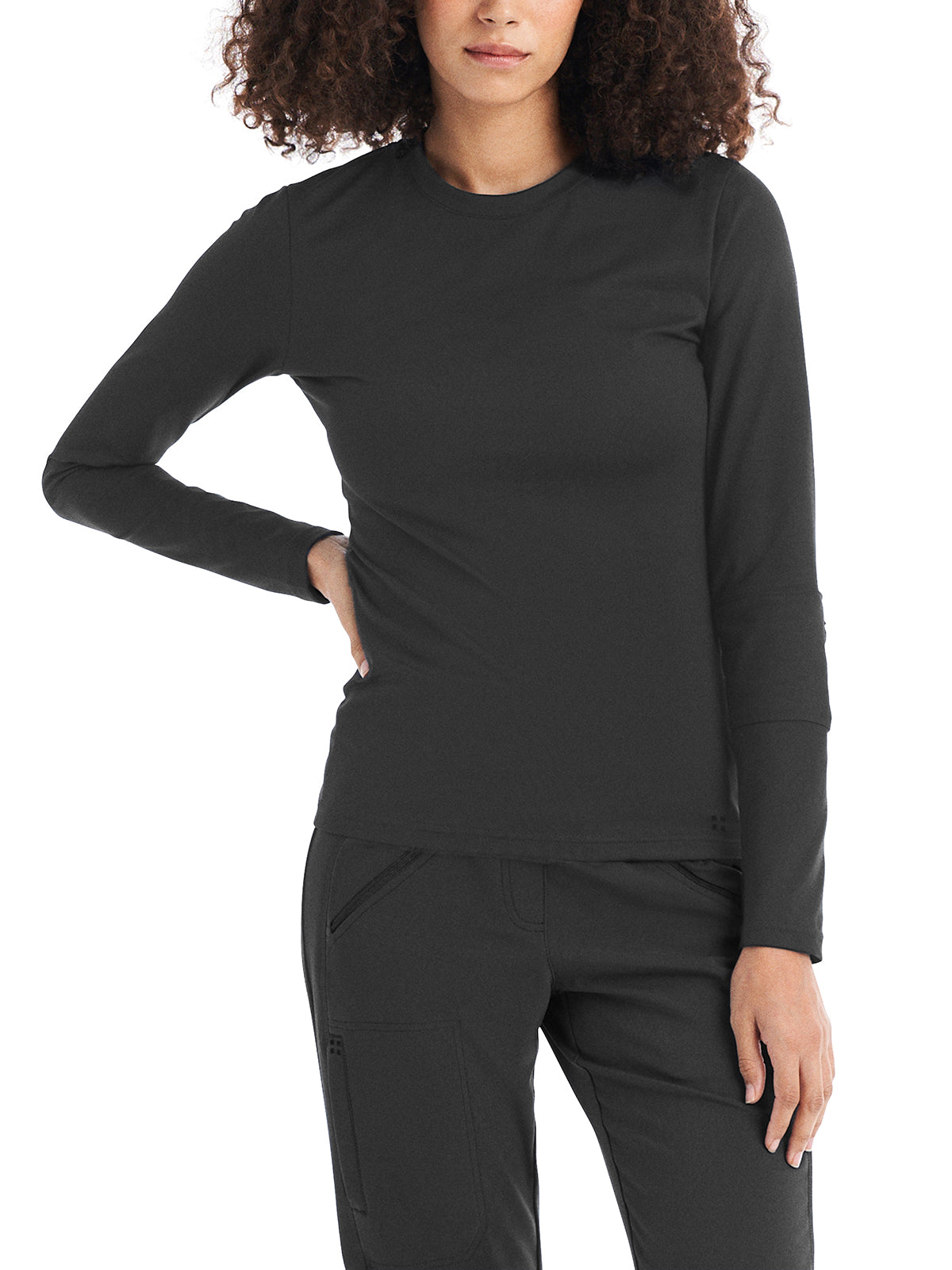 Women's Crewneck Underscrub Tee - WT130 - Pewter