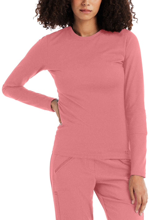 Women's Crewneck Underscrub Tee - WT130 - Peach Blossom