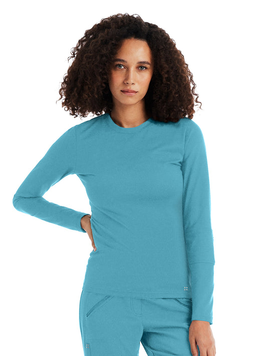 Women's Crewneck Underscrub Tee - WT130 - Poolside