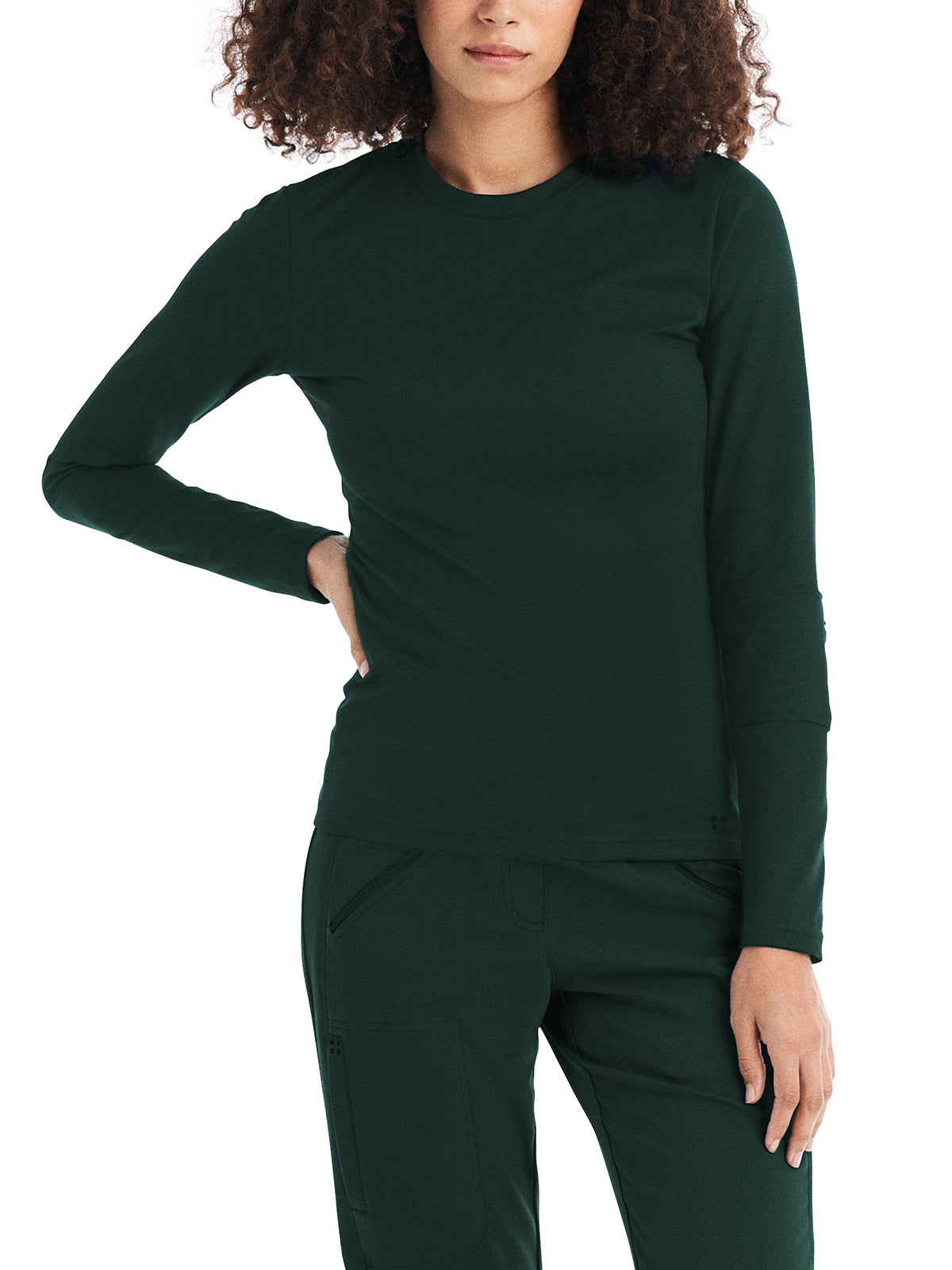 Women's Crewneck Underscrub Tee - WT130 - Pine Grove