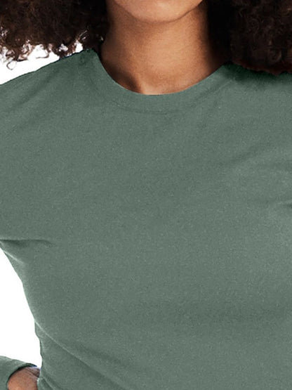 Women's Crewneck Underscrub Tee - WT130 - Sage Leaf