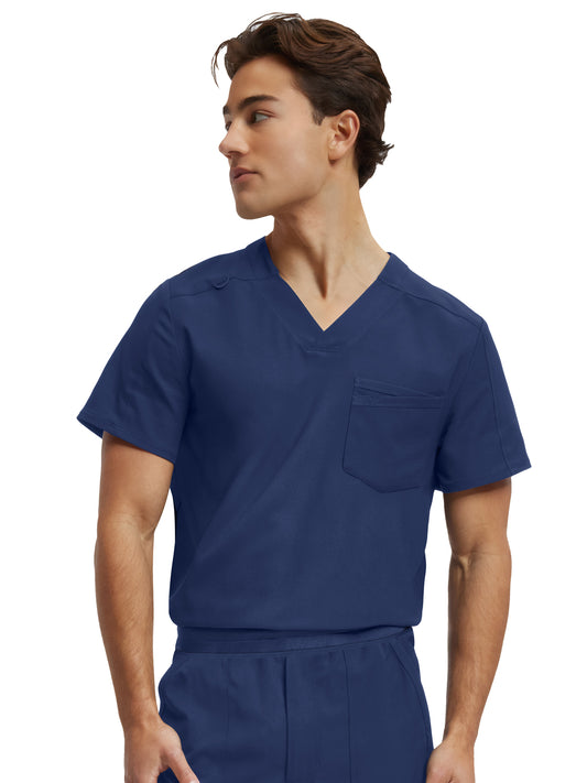 Men's Tuck-In V-Neckline Top - WT150 - Navy
