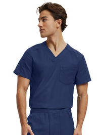 Men's Two-Pocket Tuck-In V-Neckline Top - WT150 - Navy