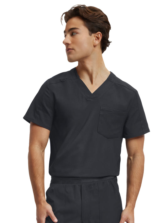 Men's Tuck-In V-Neckline Top - WT150 - Pewter