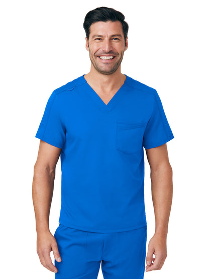 Men's Tuck-In V-Neckline Top - WT150 - Royal