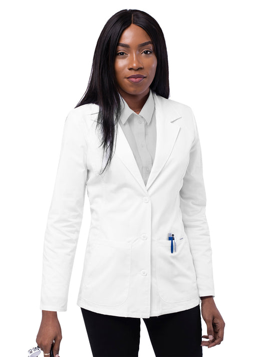 Women's Four-Pocket Tailored 28" Lab Coat - 2814 - White