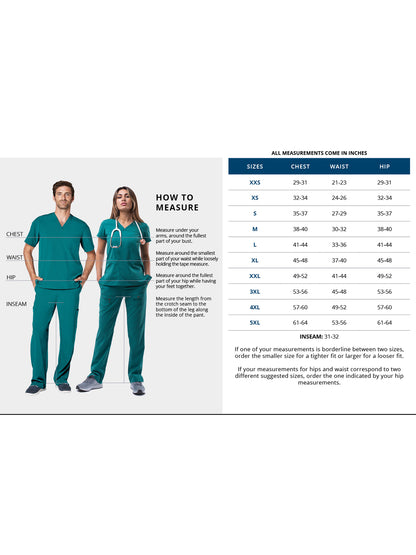 Unisex Short-Sleeve Three-Pocket 31" Lab Coat - 2816 - White