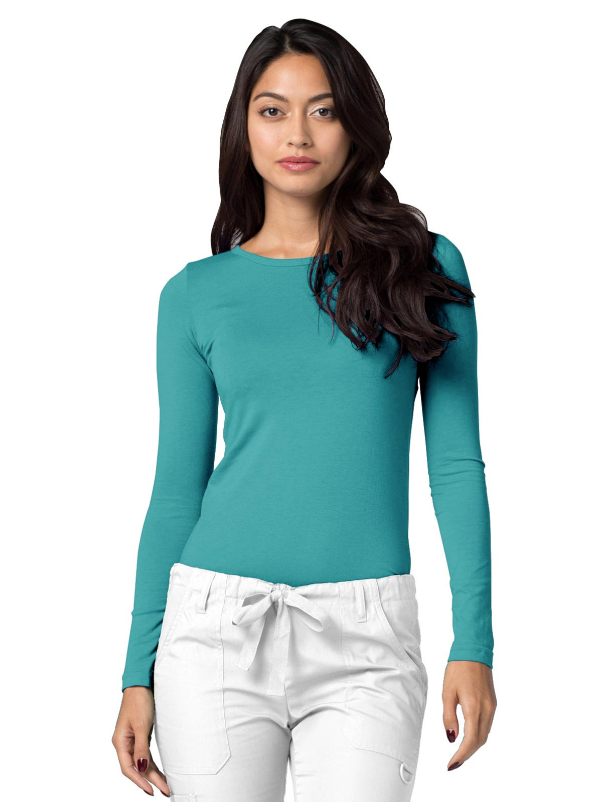 Women's Long Sleeve Tee - 2900 - Aquamarine