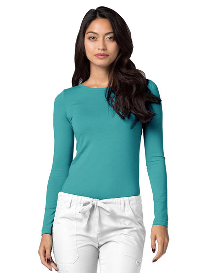 Women's Long Sleeve Tee - 2900 - Aquamarine