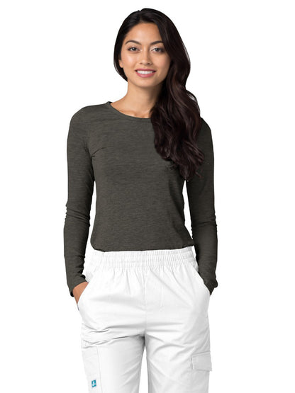 Women's Long Sleeve Tee - 2900 - Heather Charcoal