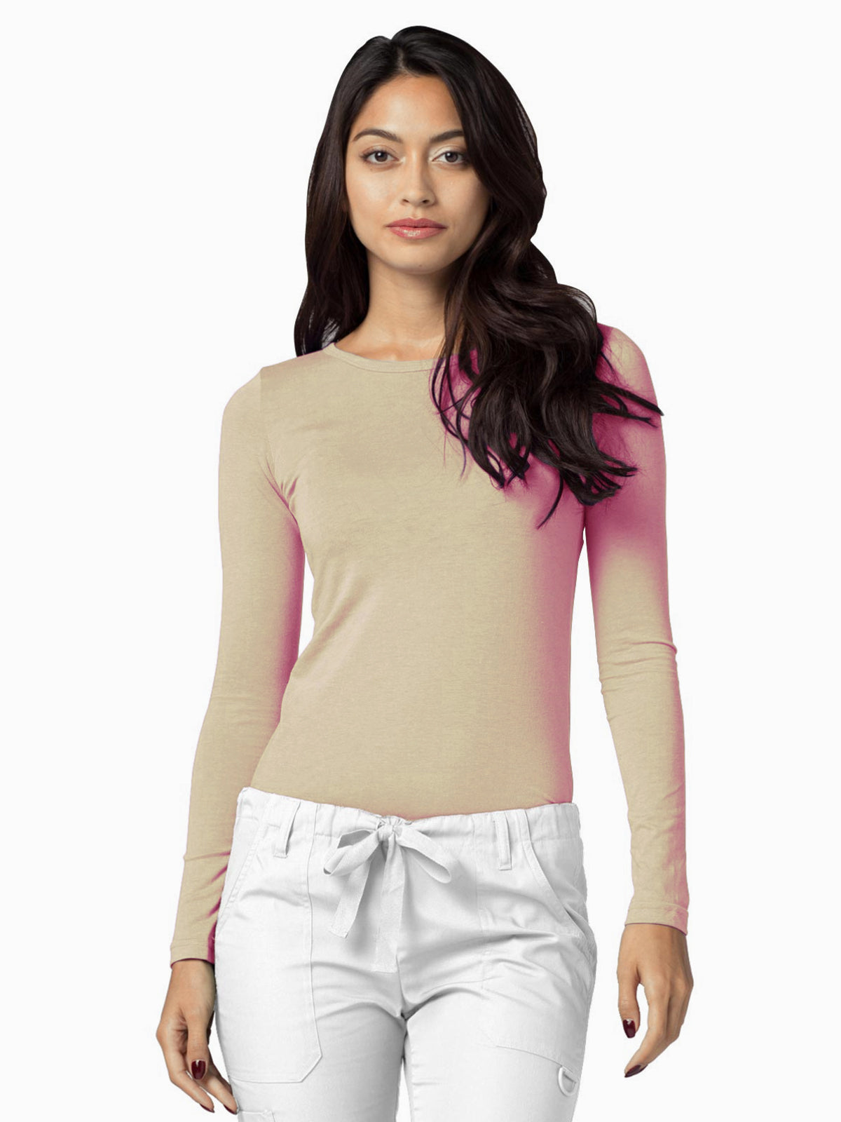 Women's Long Sleeve Tee - 2900 - Khaki