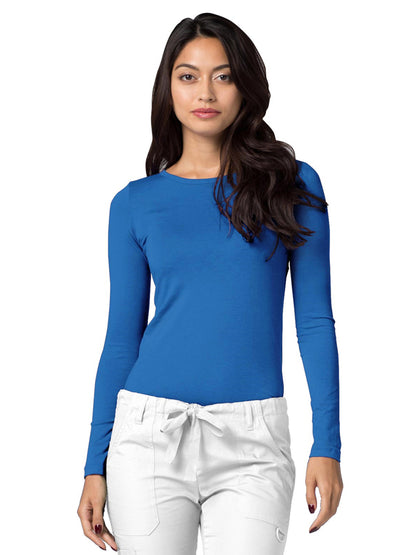 Women's Long Sleeve Tee - 2900 - Pool Blue