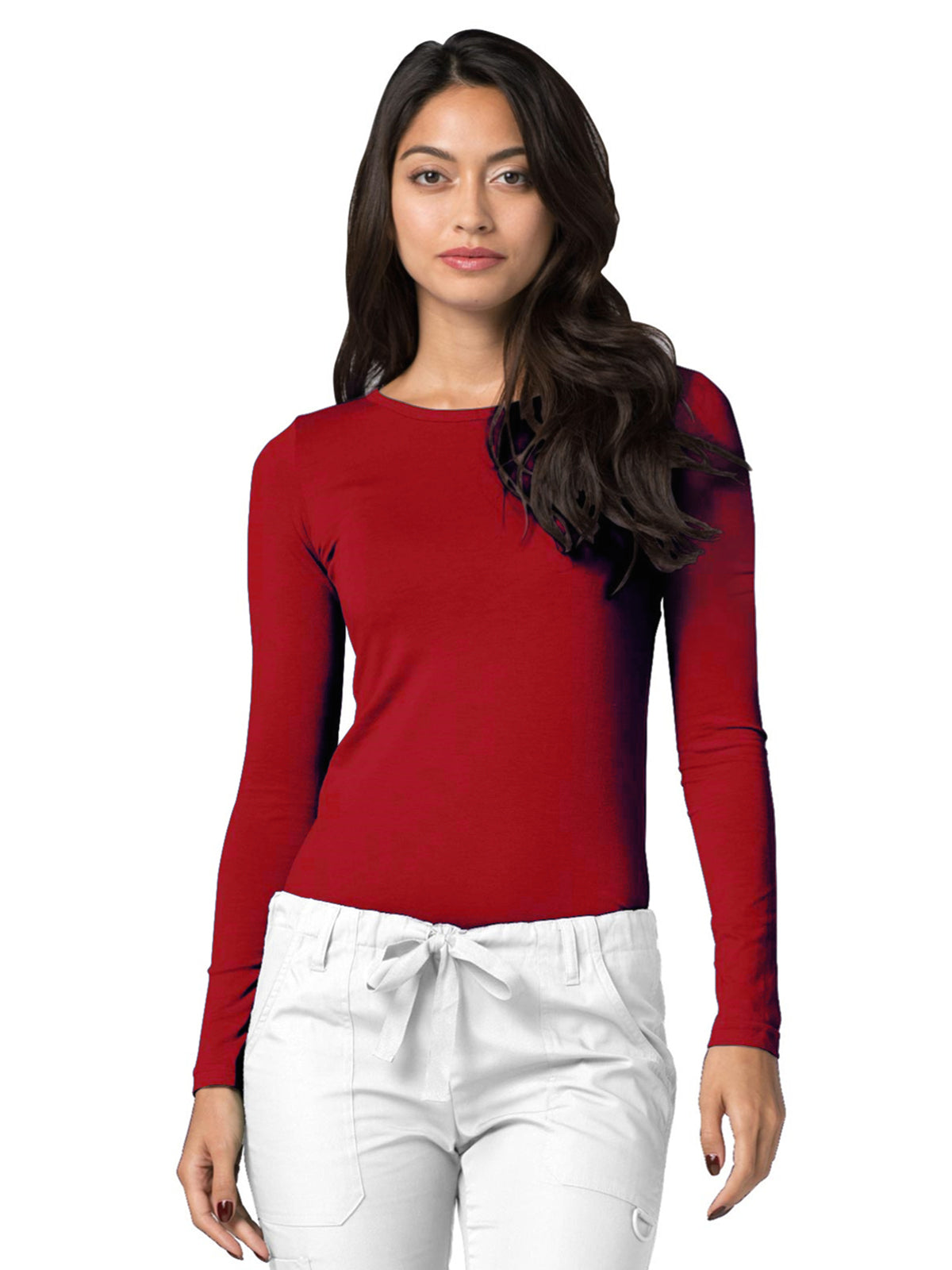 Women's Long Sleeve Tee - 2900 - Red