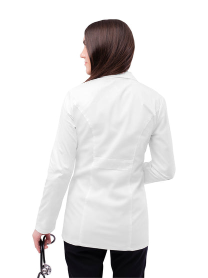 Women's Two-Pocket Tab-Waist 28" Lab Coat - 3300 - White