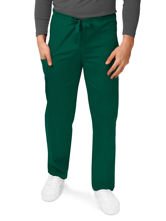 Unisex Natural-Rise Drawstring Tapered Leg Pant - 504 - Hunter Green