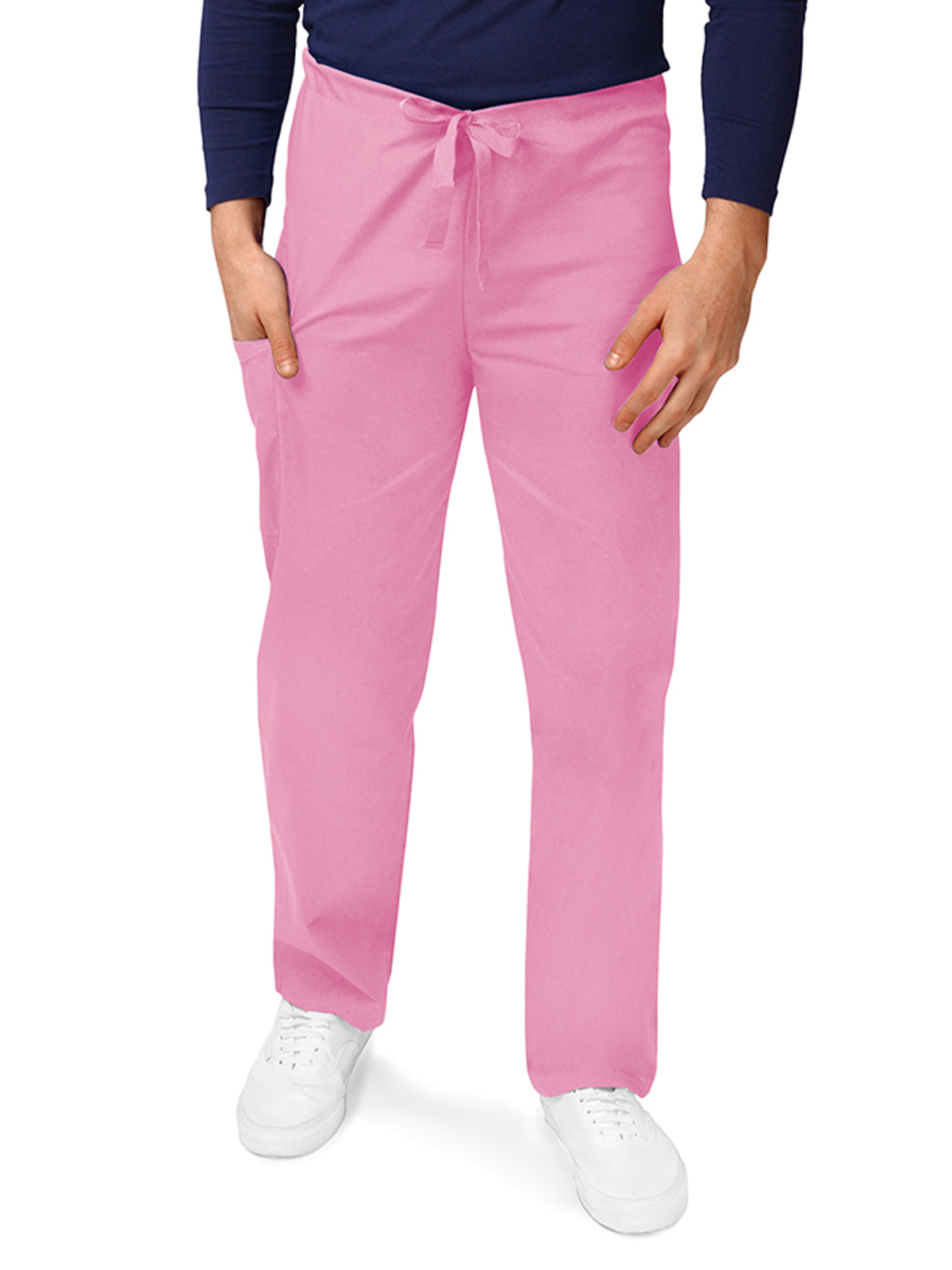 Unisex Natural-Rise Drawstring Tapered Leg Pant - 504 - Sherbet