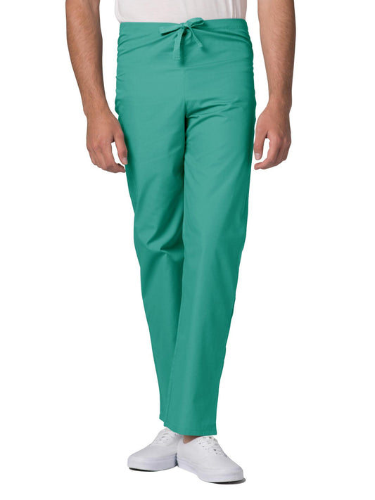 Unisex Natural-Rise Drawstring Tapered Leg Pant - 504 - Surgical Green