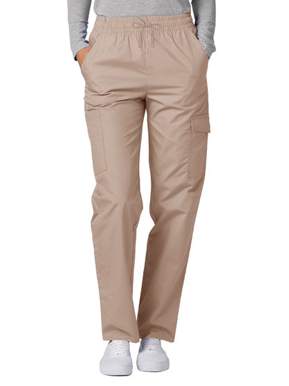 Women's Natural-Rise Multipocket Cargo Tapered Leg Pant - 506 - Khaki