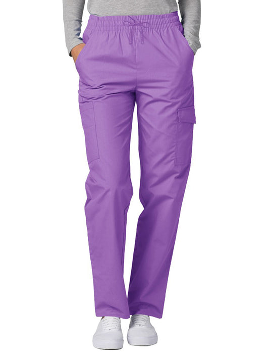 Women's Natural-Rise Multipocket Cargo Tapered Leg Pant - 506 - Lavender