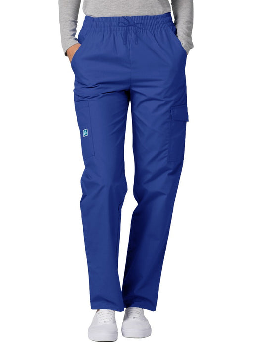 Women's Natural-Rise Multipocket Cargo Tapered Leg Pant - 506 - Royal Blue