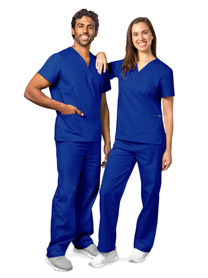 Unisex Drawstring Scrub Set - 701 - Royal Blue