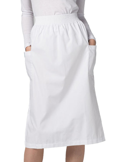 Women's A-Line Patch Cargo Pocket Skirt - 703 - White