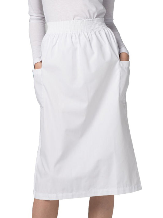 Women's A-Line Patch Cargo Pocket Skirt - 703 - White