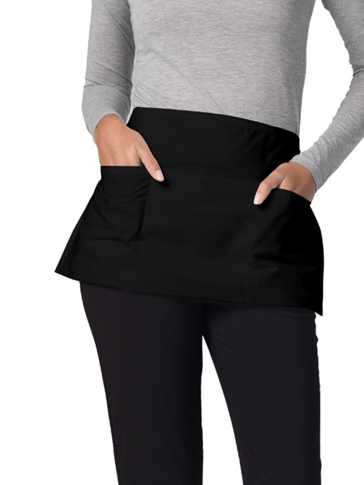 Unisex Workman Style 2-Pack Belt Apron - 709 - Black