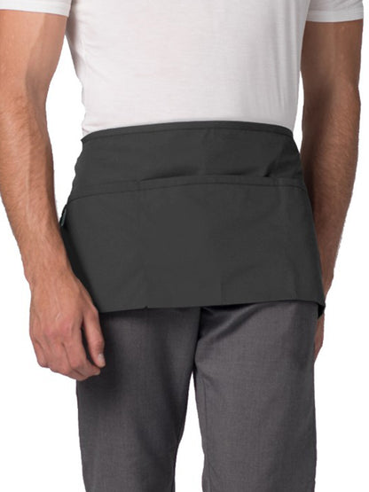 Unisex Workman Style 2-Pack Belt Apron - 709 - Pewter