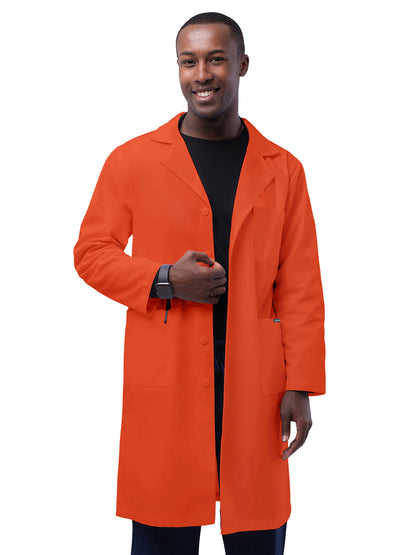 Unisex Five-Pocket 39" Lab Coat - 803 - Mandarin Orange