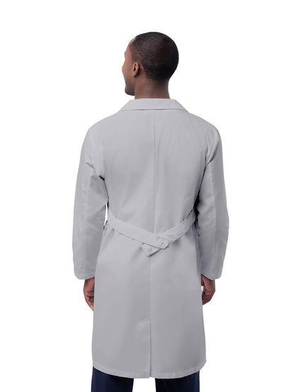 Unisex Five-Pocket 39" Lab Coat - 803 - Silver Gray