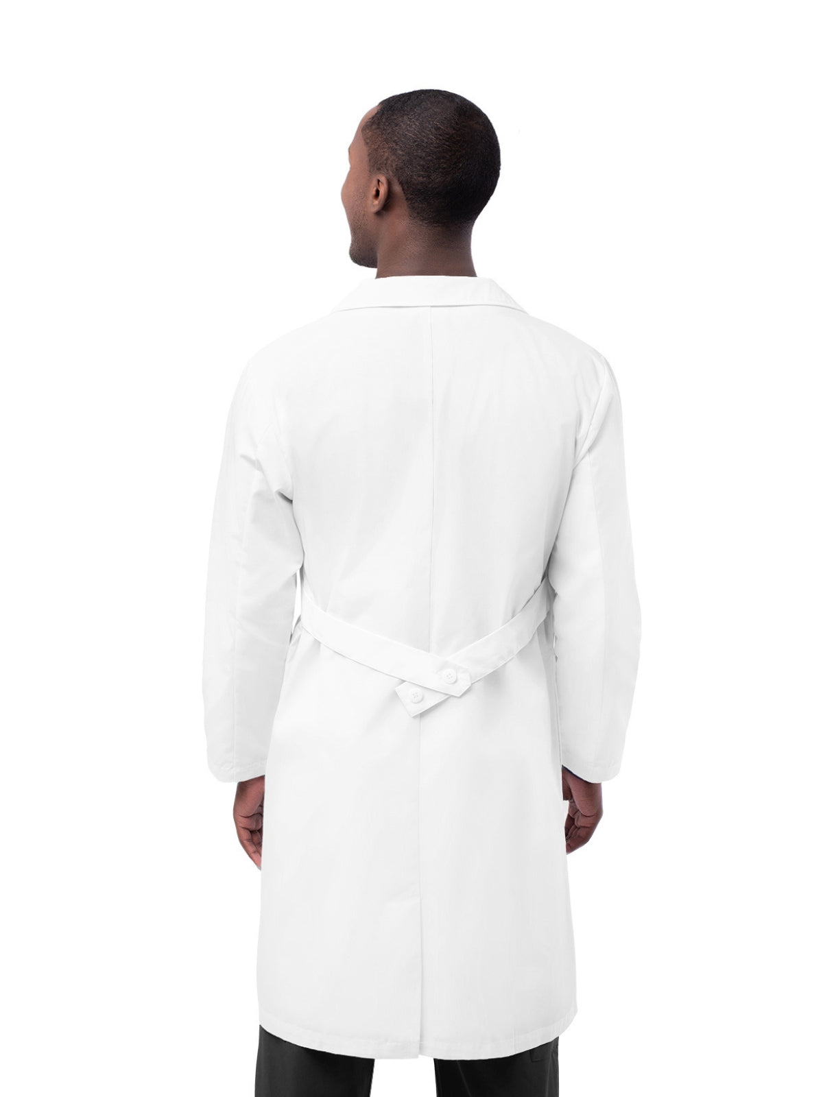 Unisex Five-Pocket 39" Lab Coat - 803 - White