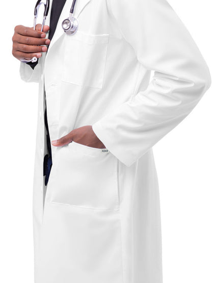 Unisex Five-Pocket 39" Lab Coat - 803 - White