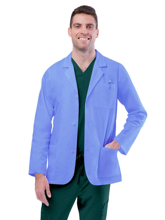 Unisex Three-Pocket 31" Consultation Lab Coat - 805 - Ceil Blue