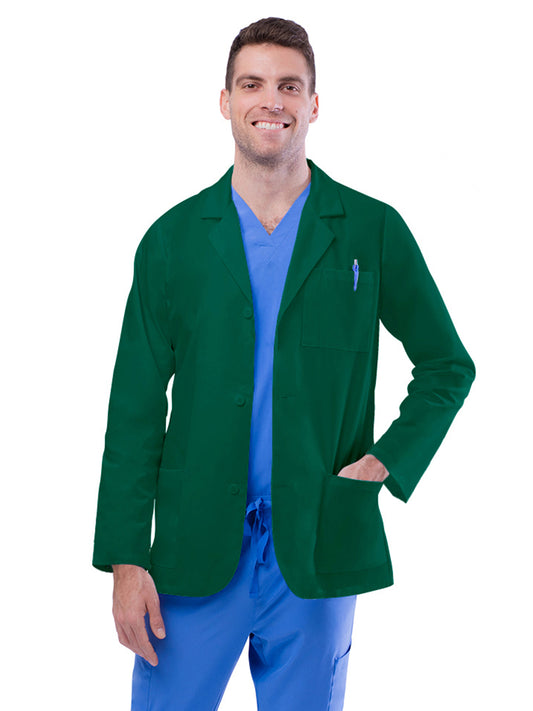 Unisex Three-Pocket 31" Consultation Lab Coat - 805 - Hunter Green