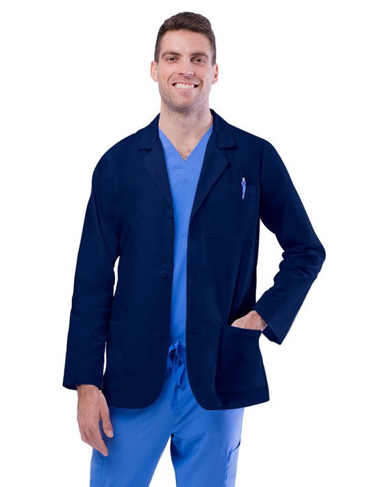 Unisex Three-Pocket 31" Consultation Lab Coat - 805 - Navy