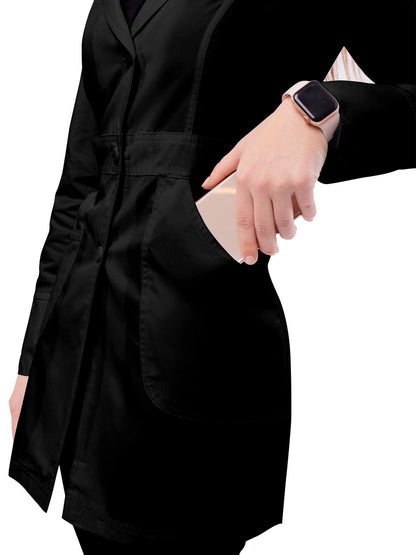 Women's Multi-Pocket 32" Perfection Lab Coat - 811 - Black