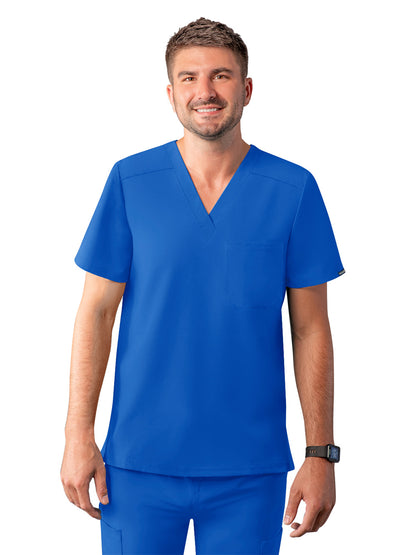 Men's V-Neck Top - A6006 - Royal Blue