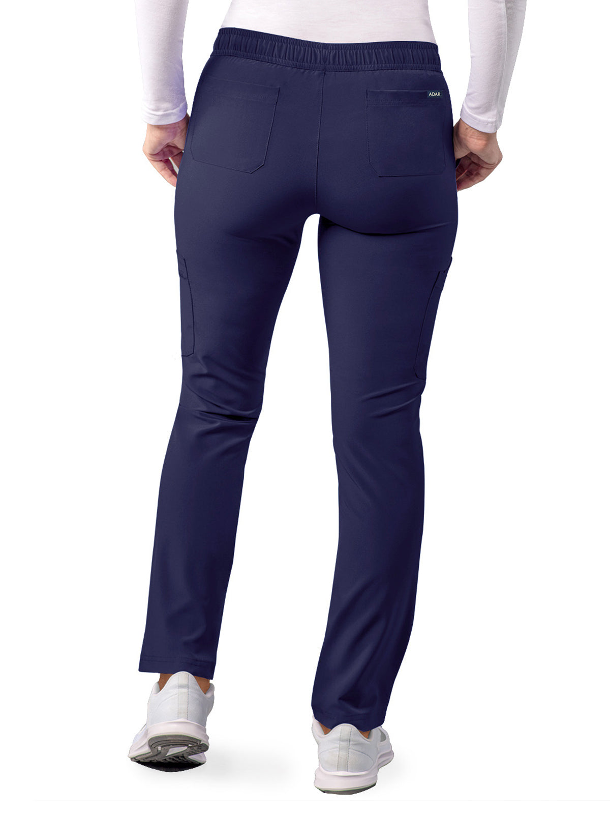 Women's Drawstring Cargo Pant - A6104 - Navy