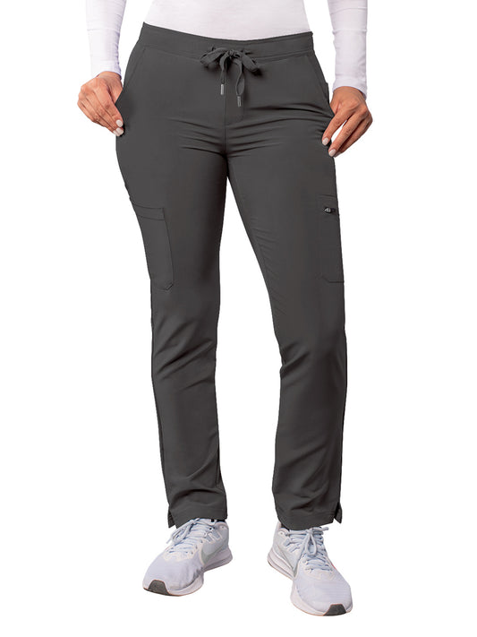 Women's Drawstring Cargo Pant - A6104 - Pewter