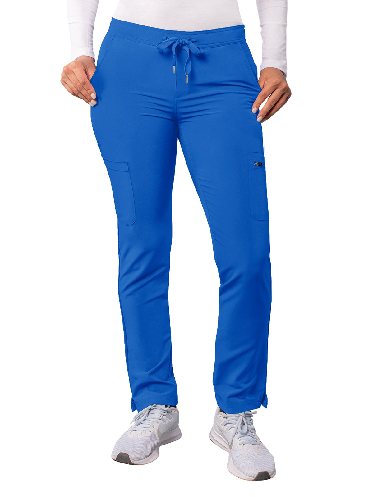 Women's Drawstring Cargo Pant - A6104 - Royal Blue