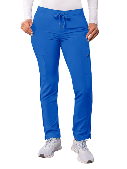 Women's Drawstring Cargo Pant - A6104 - Royal Blue