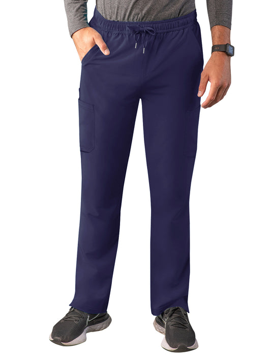 Men's Drawstring Cargo Pant - A6106 - Navy