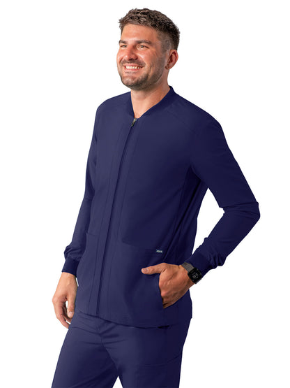 Men's Double Layer Bomber Jacket - A6206 - Navy