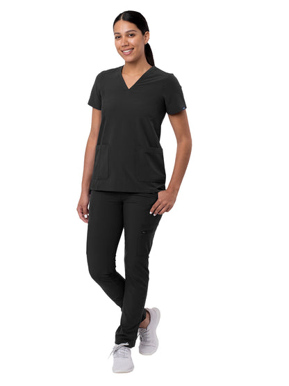 Women's Easy Movement Scrub Set - A9200 - Black