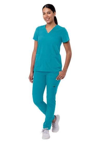 Women's Easy Movement Scrub Set - A9200 - Teal Blue