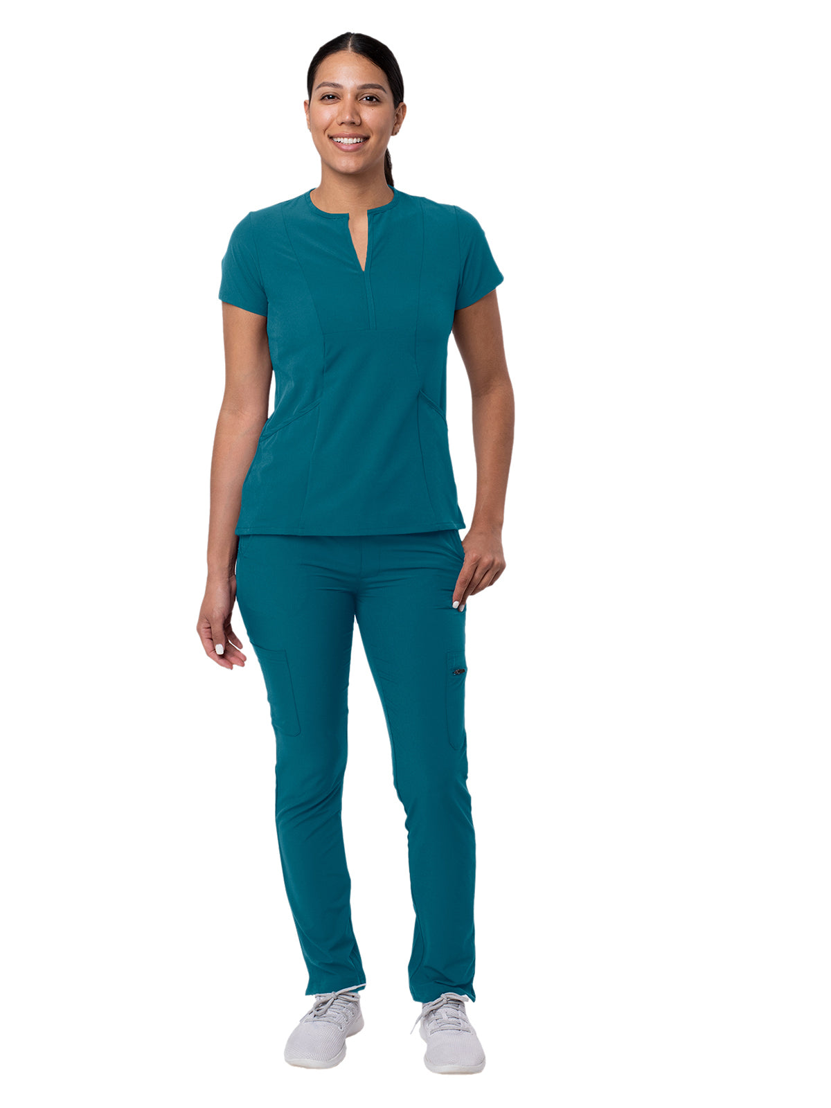 Women's Limitless Motion Scrub Set - A9600 - Caribbean Blue