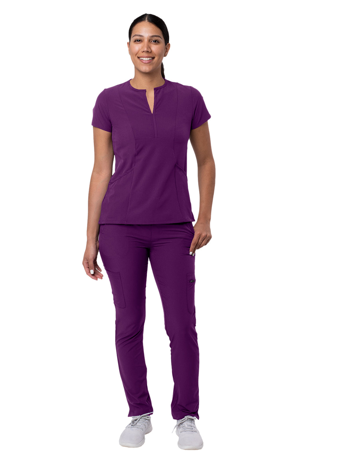 Women's Limitless Motion Scrub Set - A9600 - Eggplant