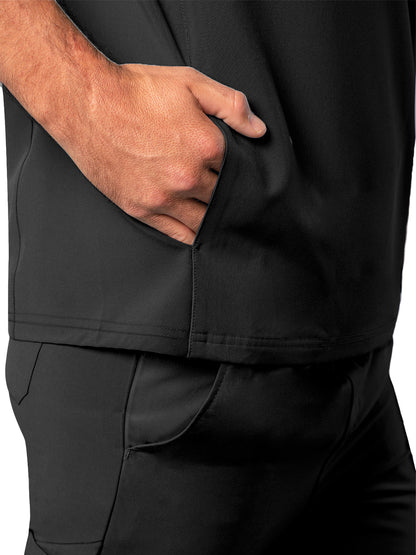 Men's Cargo Scrub Set - A9800 - Black