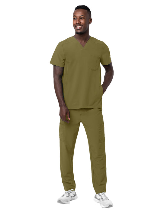 Men's Cargo Scrub Set - A9800 - Martini Olive